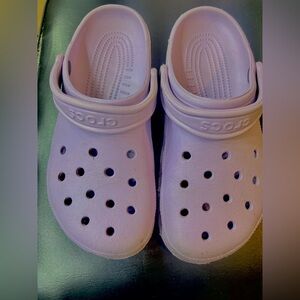 Purple Crocs